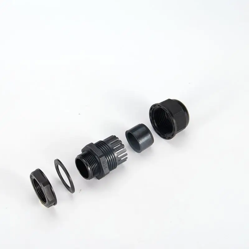 Cable Gland Seal Waterproof Seal M12 PG7 M25 Nylon Plastic cable gland connector long screw