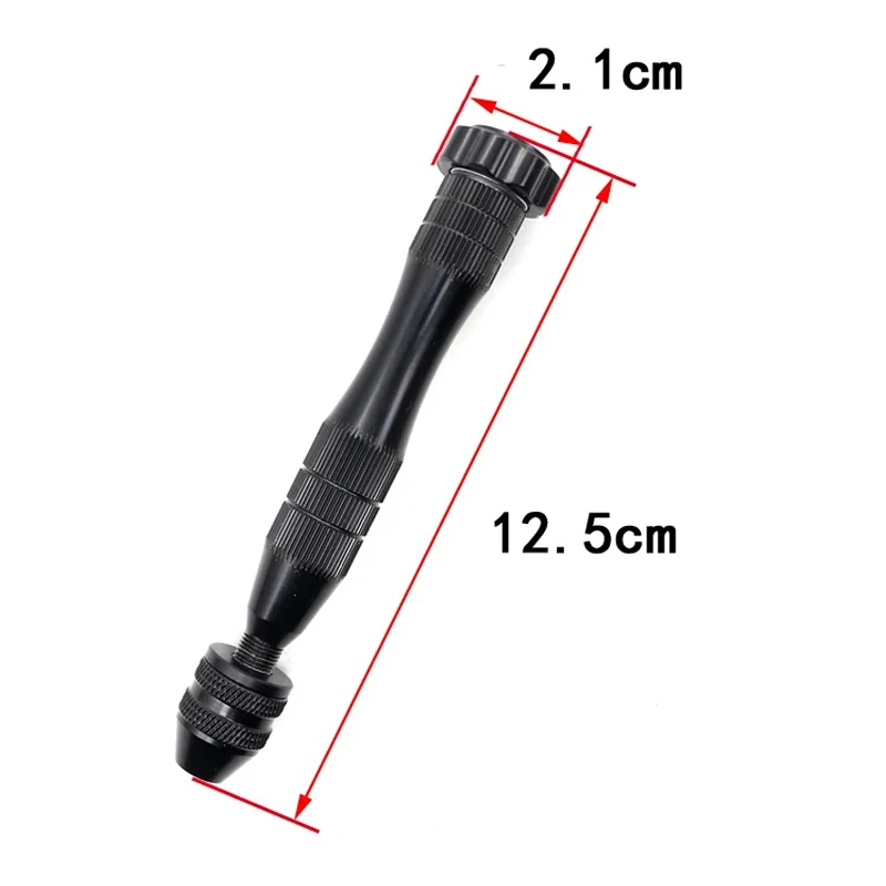 

Clearance Sale 125mm Precision Pin Vise Model Tool Drill Shank Drilling Tools Black Alloy Steel Model Drill Hand Tools