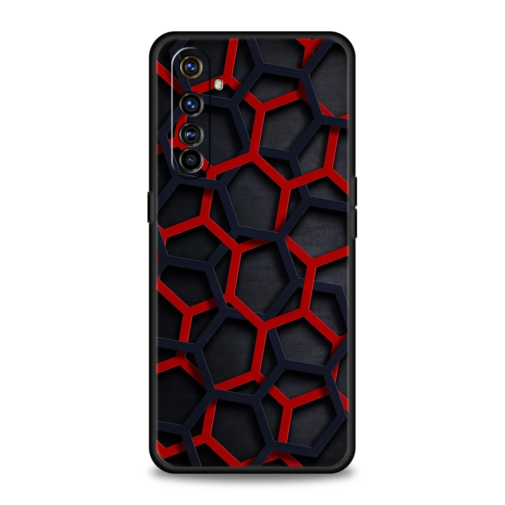 Stylish White Honeycomb Soft TPU Phone Case Cover
