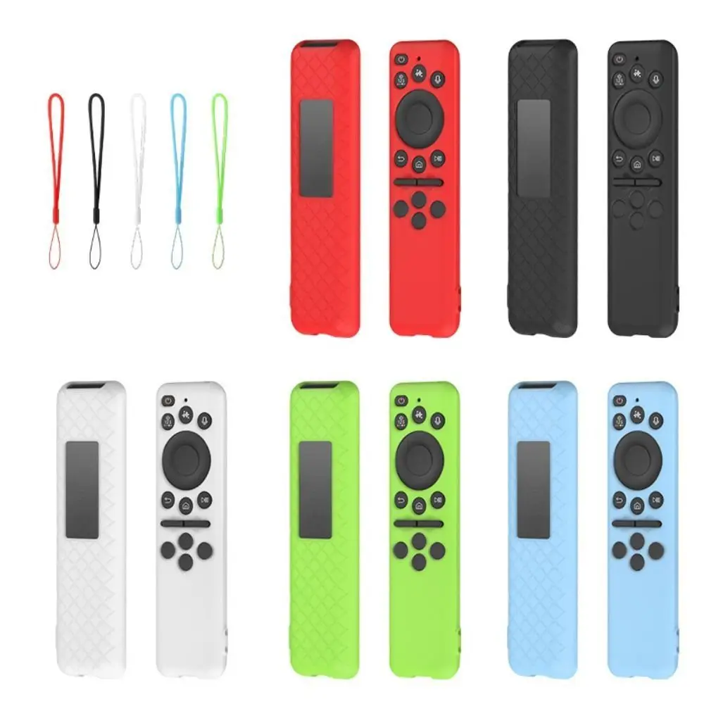 Silicone Protective Case with Lanyard Protector Remote Controller Cover for Samsung BN59-01432A/BN59-01480L
