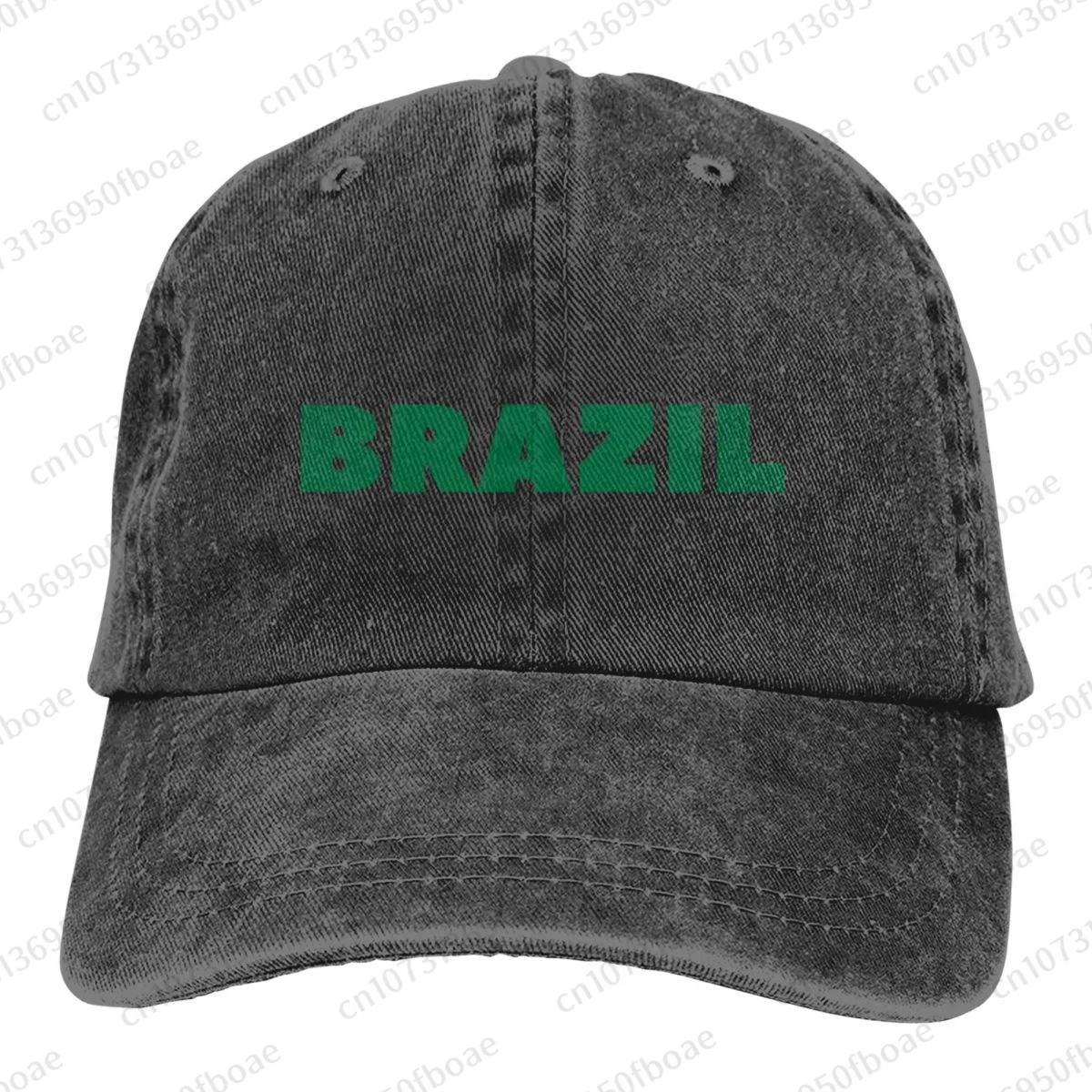

Brazil Fashion Unisex Cotton Baseball Cap Classic Adult Adjustable Denim Hat