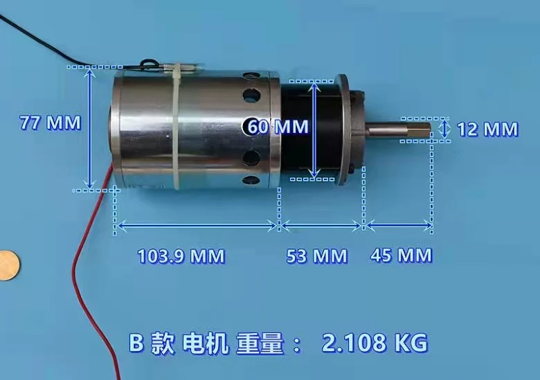 high quality travel motor assy tm40 for excavator planetary travel motor Slow press motor DC220V high power 200W high torque metal gear planetary gear motor