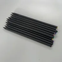 15pcs Black Wood Pencils With Coloured Diamond Wooden Pencils Office School Drawing Writing Stationery Childrens Writing Pen 2