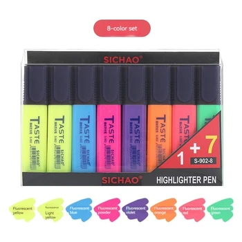 Pastel Chisel Tip Highlighters Set 1
