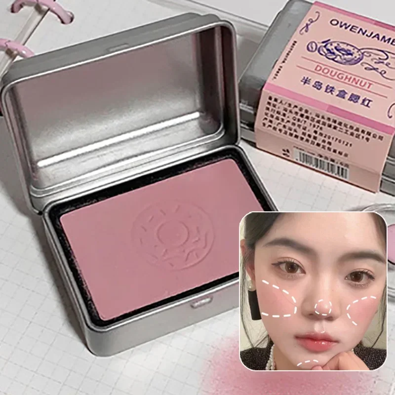 Peninsula Iron Box Blush Monochrome Drunken Rose Cheek Blusher Powder Matte Apricot Rouge Contour Palette Natural Face Makeup powder blusher blush powder blush plate monochrome blush rose blush facial blusher