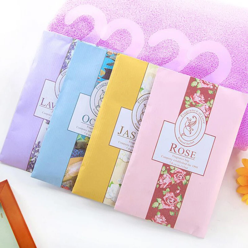1pc Natural Smell Incense Wardrobe Sachet Closet Car Hanging Fragrance Sachet Aromatherapy Perfume Air Freshener Home Supplies