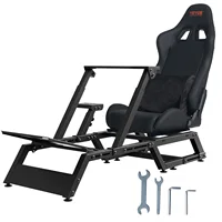 VEVOR Pre-installed Steering Racing Wheel Stand Universal Base Fit for Logitech/Thrustmaster/Fanatec Multi-Position Adjustable 1