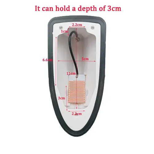 Universal Car Antennas Shark Fin Antenna Auto Radio Signal Aerials Roof Antennas for universal car model Car Styling - Image 5