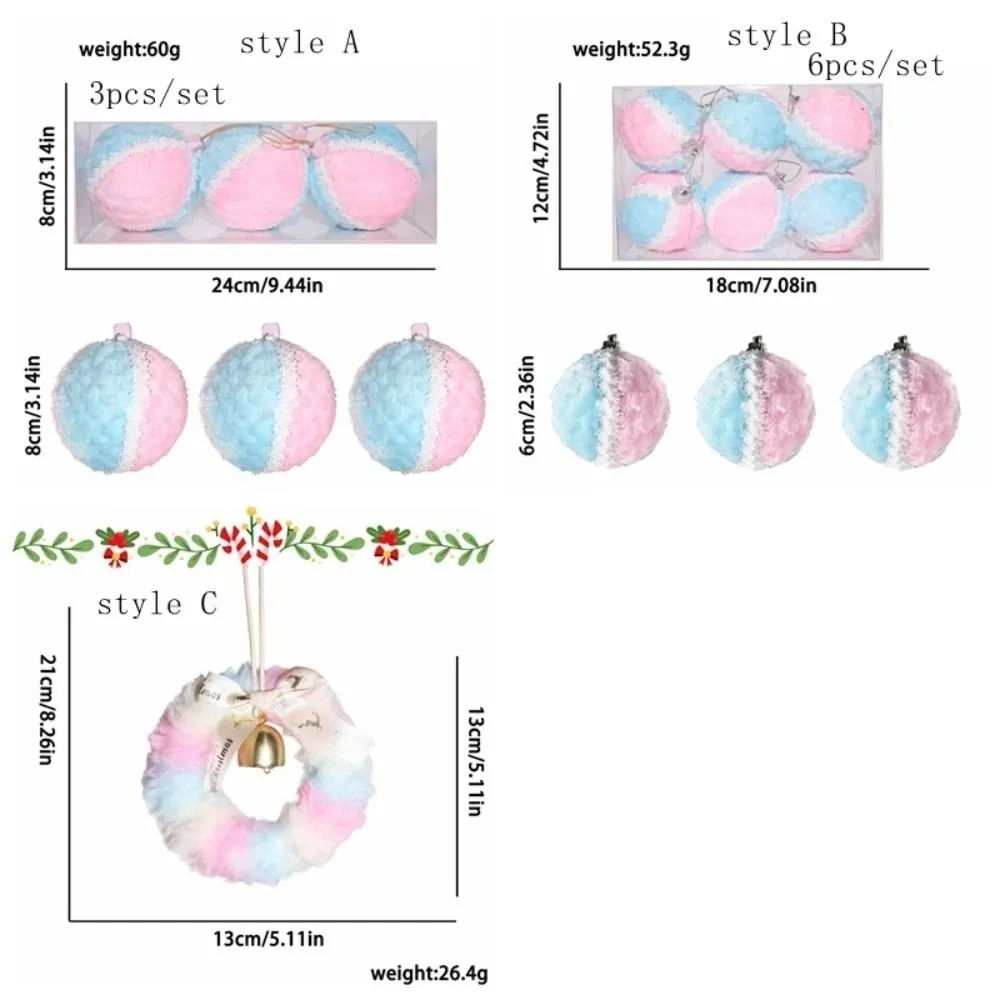 Home Decor Christmas Ball Decoration Exquisite Elegant Bell Wreath Pendant Hanging Party Decoration Gift