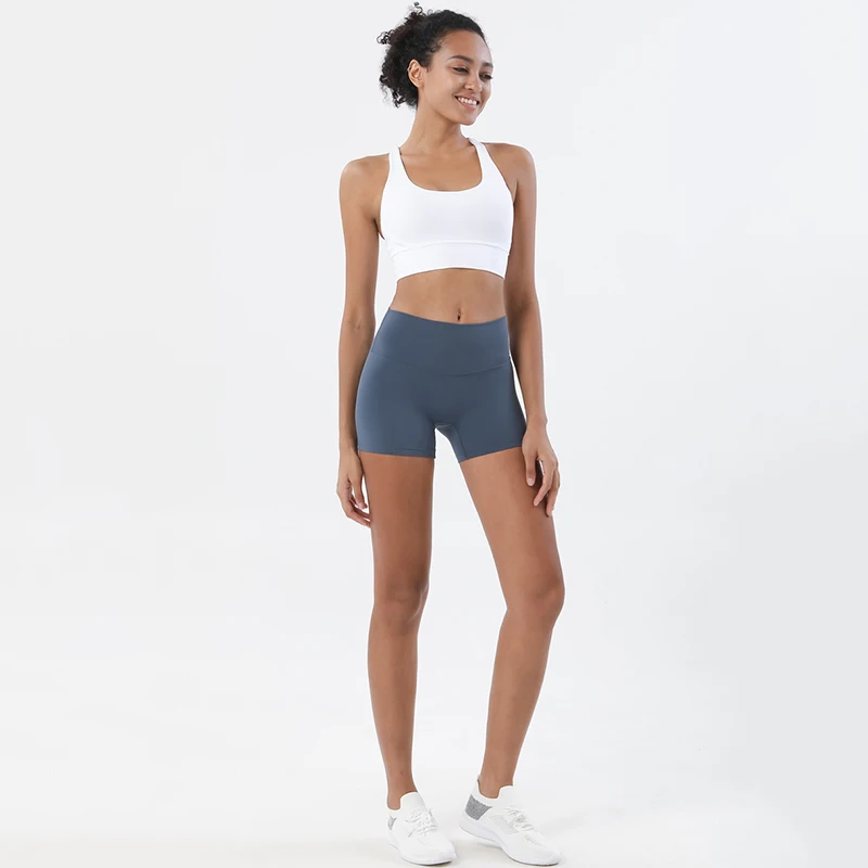 Sports Running Yoga Workout Shorts Women Nylon Shorts