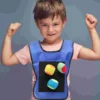 12pcs Children Sticky Ball Vest Sticky Jersey Vest Game Props Sticky Ball Vest for Kids sticky vest for ball 3