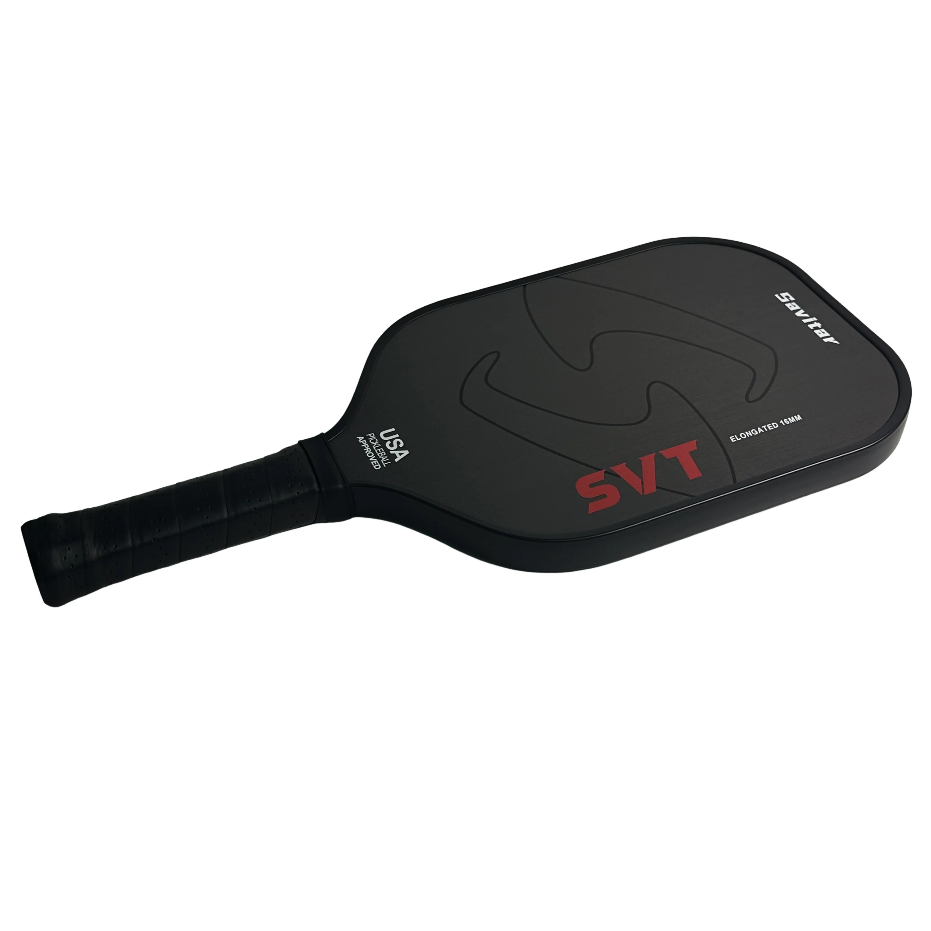 SAVITAR T700 Carbon Fiber Pickleball Paddle Elongated Shape Hi-grit Surface Polymer Honeycomb Core Enhanced Power&Spin&Control