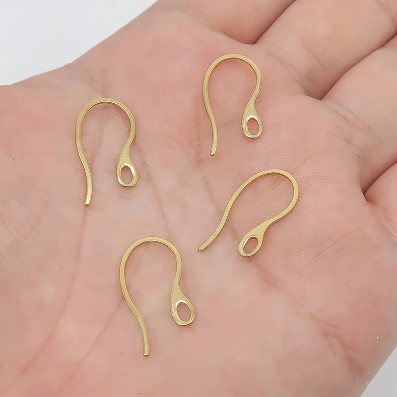 100 x Surgical Steel Earrings Hooks, Bulk Wholesale Stainless Steel Earring  Wires Gold Silver Hypoallergenic Tarnish Free