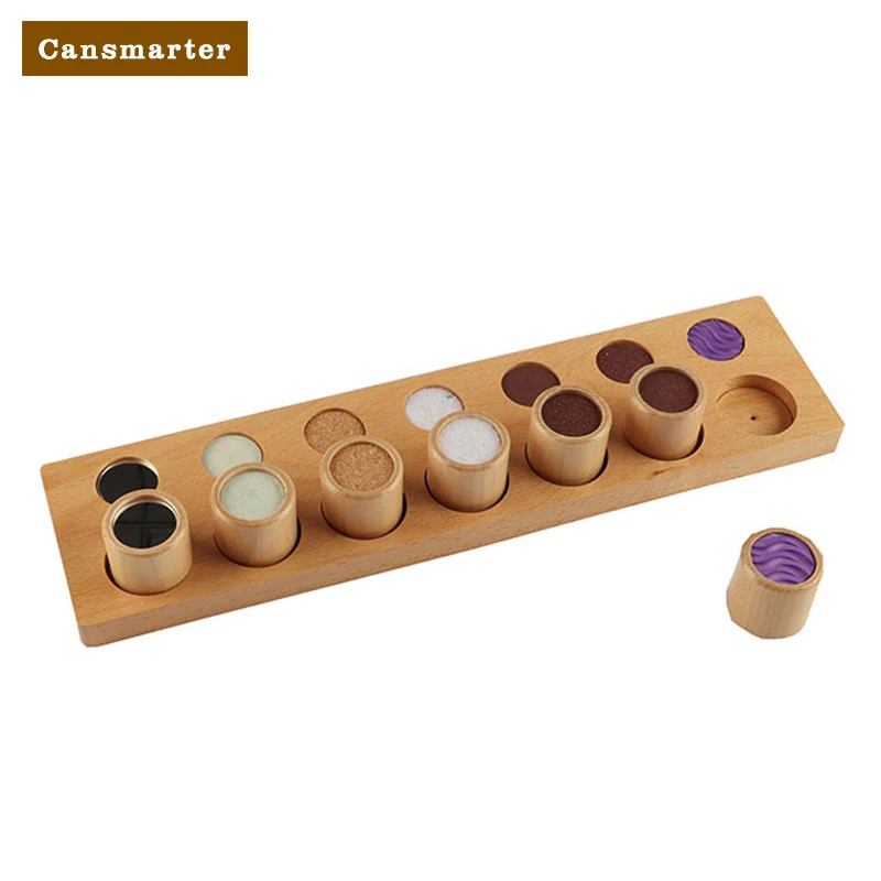 

Touch Exercises With Board Cylinder Wooden Toys Sensory Game Home Preschool Kids Learning Children Montessori Materials