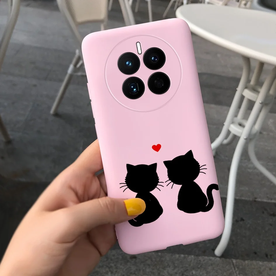Cute Cartoon Cat Painted Soft TPU Protective Cover