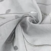 JINCHAN 2PCS Sheers Kitchen Curtains Rod Pocket Home Window Curtain Leaf Embroidery Voile Cafe Drapes Small Short Curtains 6