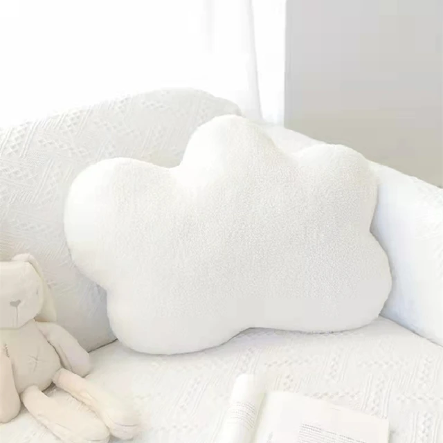1pc 50CM Super Soft Cloud Plush Pillow Stuffed Cloud Shaped Cushion White Cloud Room Chair Room Decor Pillow Seat Cushion Gift 3