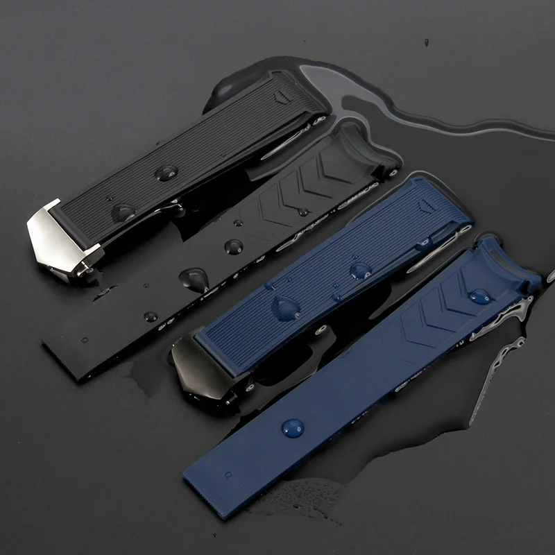 Cinturino In Gomma Naturale Di Alta Qualità 22Mm Adatto Per Orologio Tag Heuer Aquaracer 300 500 Cinturino Subacqueo Cinturino Sportivo In Silicone