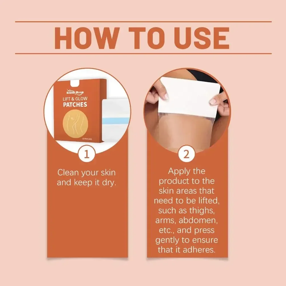 10PCS Hot Invisible Thigh Lift Tape Waterproof Sweat-Proof Lift and Glow Patches Body Tape for Stomach Thighs Arms