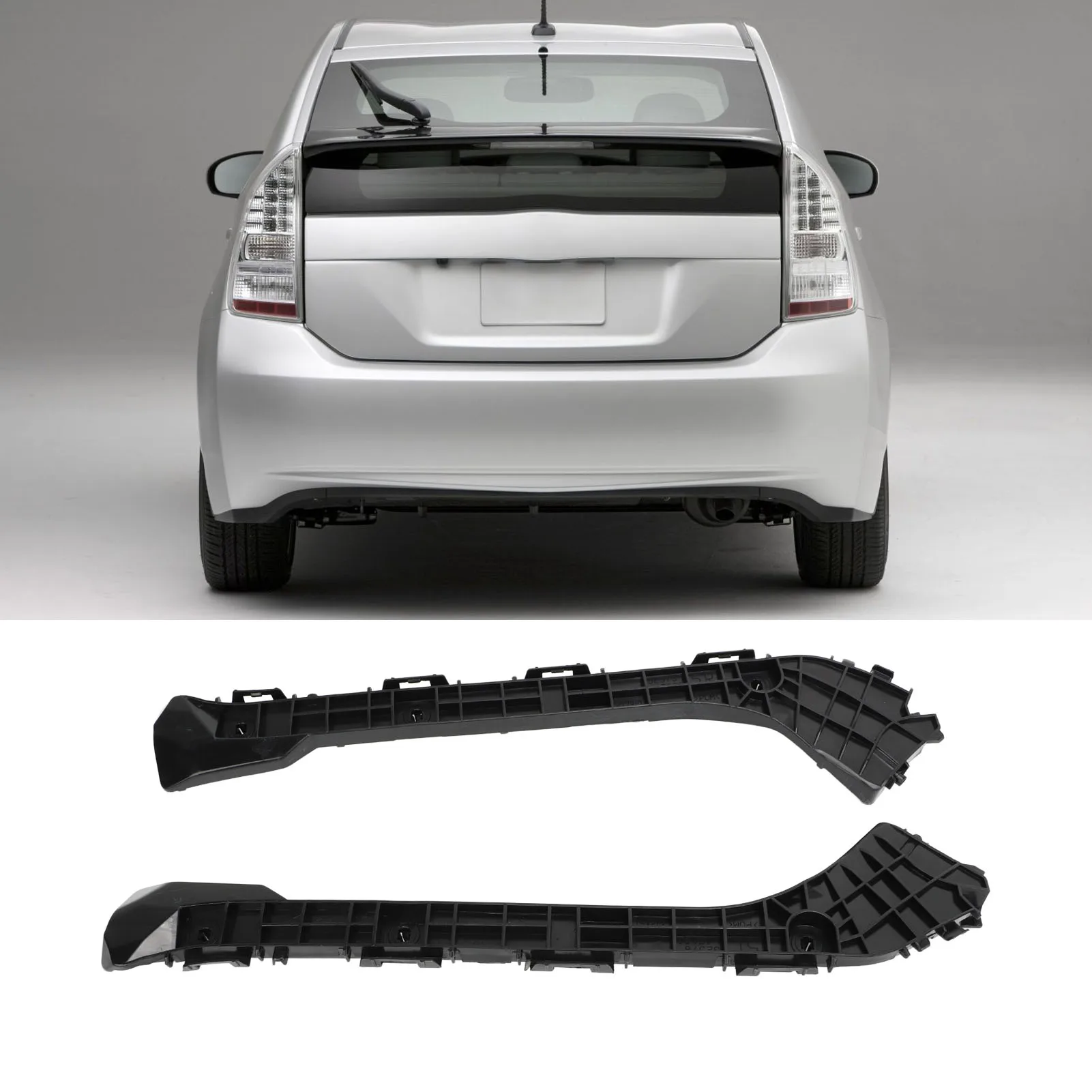 Juego De Soportes De Retención Para Cubierta De Parachoques Trasero Toyota Prius 2010-2015 | Izquierdo Y Derecho