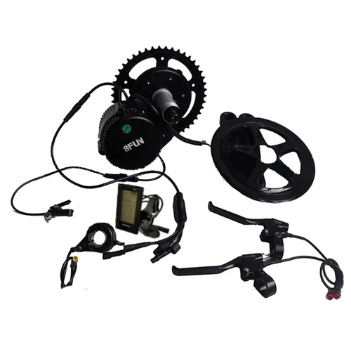 

Bafang bbs 01 36v 48v 250w 350w central drive brushless gear motor with c965 LCD display / bafang e bike motor kit