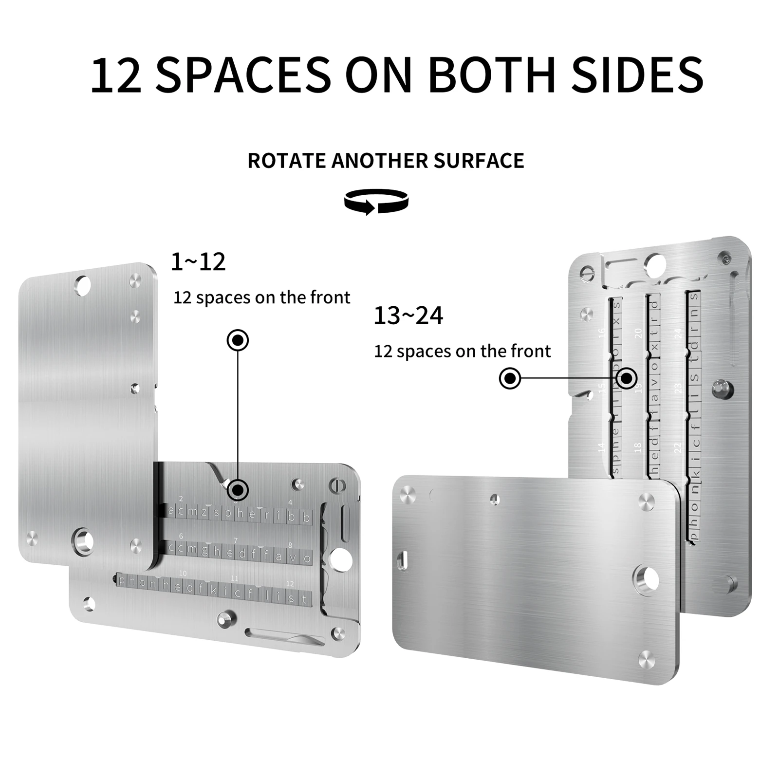 Mnemonic Seed Phrase Metal Backup – Stainless Steel Crypto Wallet Recovery  Phrase Storage Kit, Cold Wallet Backup - AliExpress