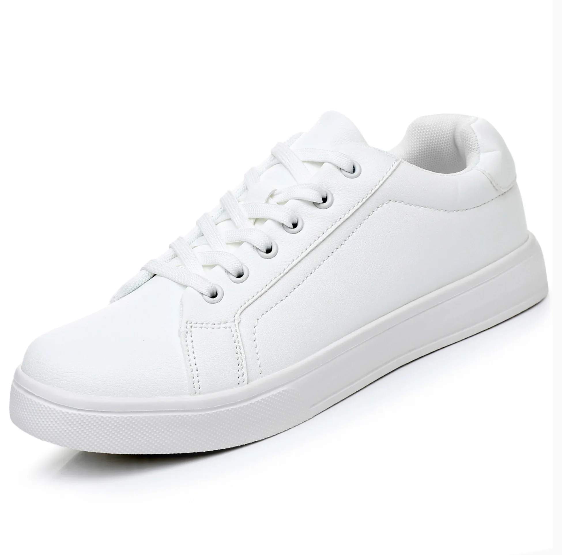 Skateboarding Shoes Men's Lightweight White Black Sports Sneakers