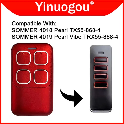 차고 문 여닫기 더 편리하게, SOMMER Rearl 4018 4019 TX55-868-4 원격 제어 추천