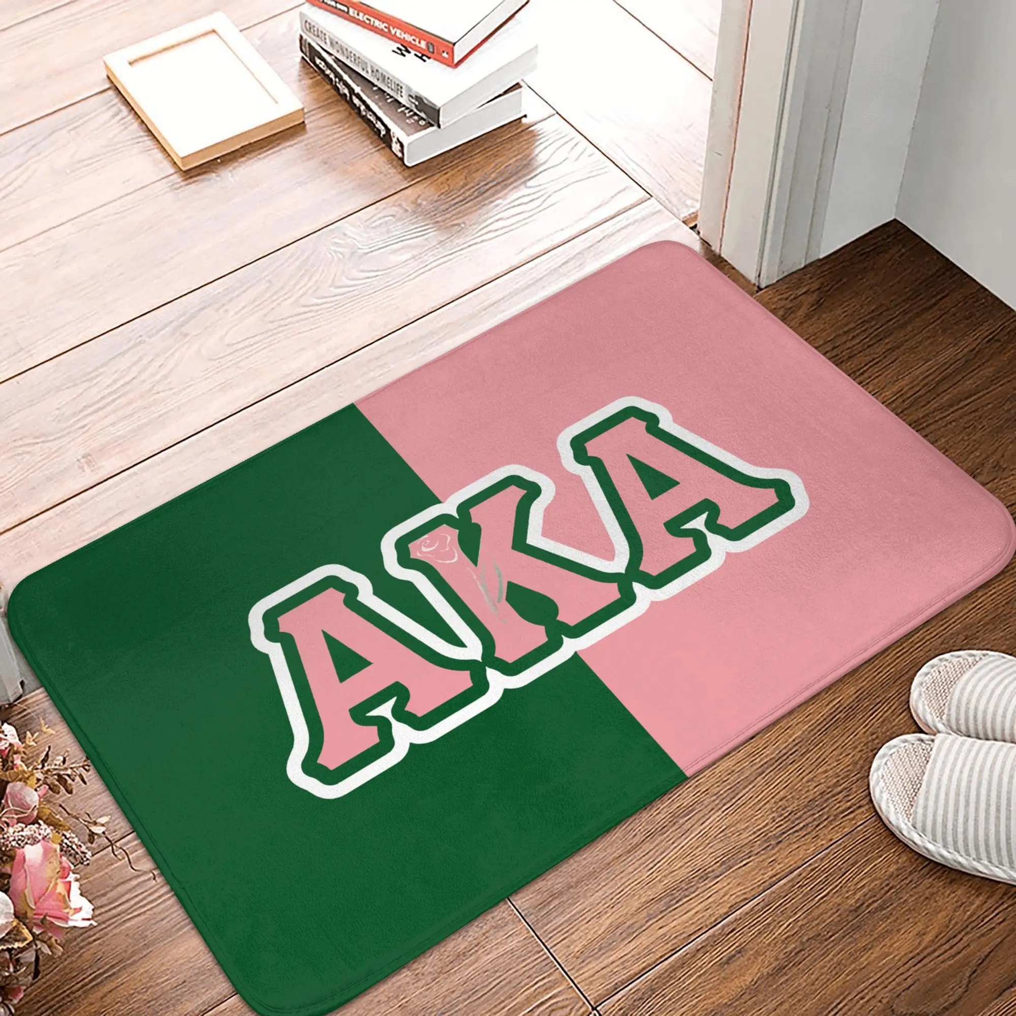 AKA Sorority Welcome Doormat Entrance Floor Mat Rug Non Slip Mats Carpet  for Indoor Patio Bathroom Kitchen Living Room Bedroom - AliExpress