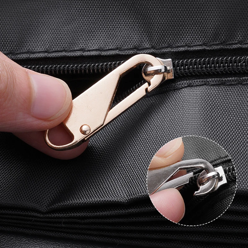 5PcsZipper Head Round Removable Metal Zippers Pendant Puller DIY School Bags  Garment Bag Luggage Repair Replacement - AliExpress