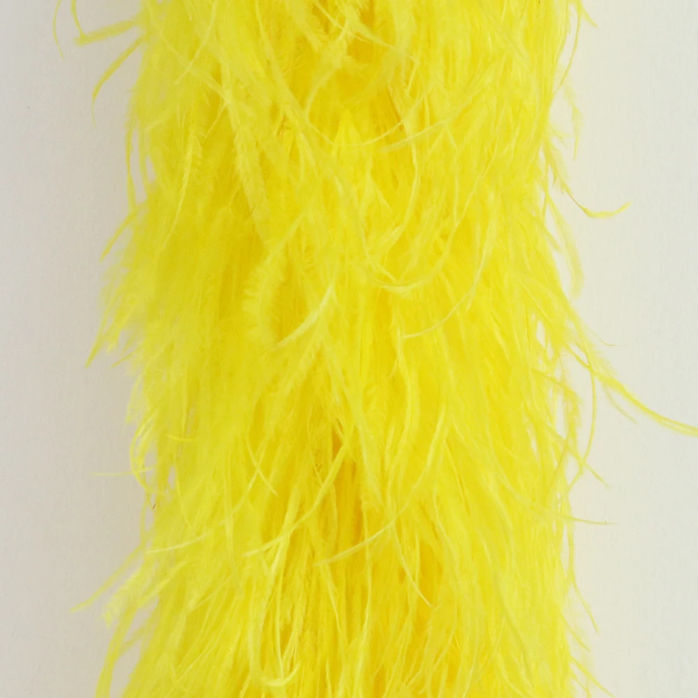 Fluffy Natural 50Cm Ostrich Feathers Boas For Crafts Ribbon Wedding