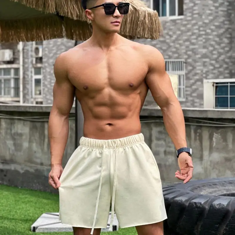 Shorts Causal Loose Men's Clothing Basketball Running Pants Summer Fashion Popular Male Clothes Elastic Breathable Gym Shorts
