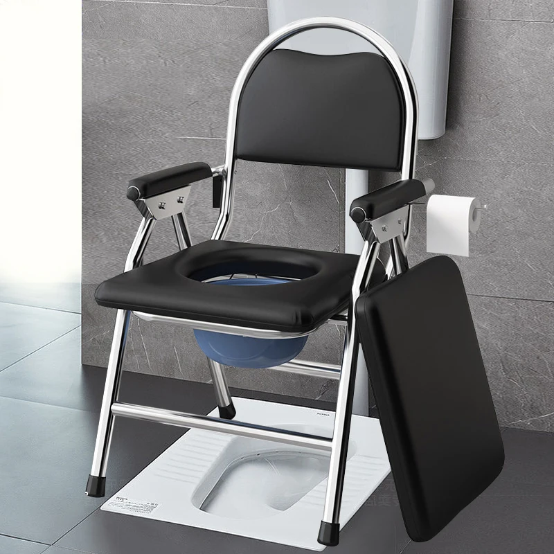 Folding Portable Bathroom Chair Squatty Potty Toilet Children Stool Camping Designer Disabled Taburete Plegable Home Furniture