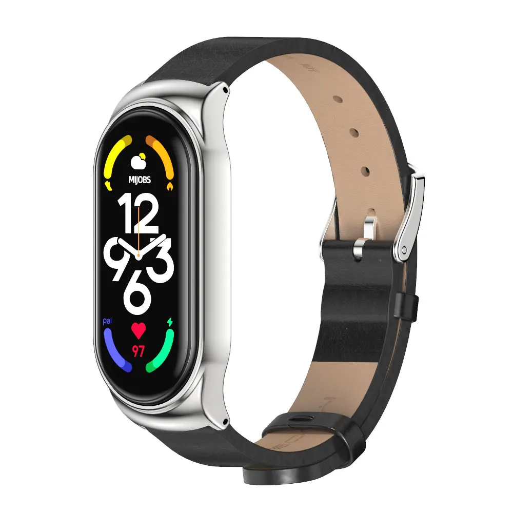 Elegant PU Leather Strap for Smart Bracelet Watchband Accessories