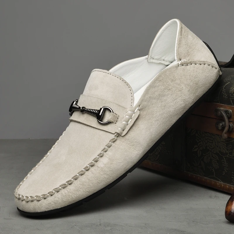 All-match Loafers for Men Fashion Soft Sole Social Flats Casual Driving Flats Slip-on Male Moccasins Mens Slip on Dress Footwear 4