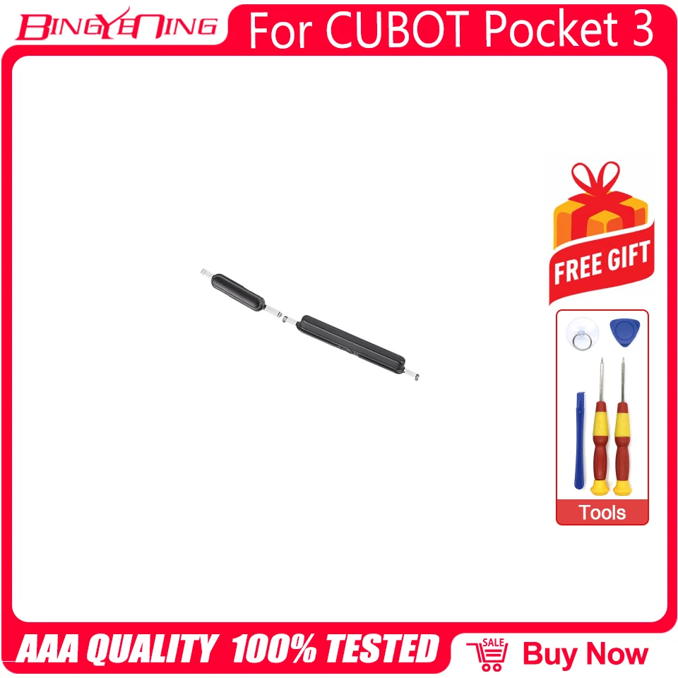 New Original For Cubot POCKET 3 Power Button And Volume Button For Cubot POCKET Side Repair Accessories Parts