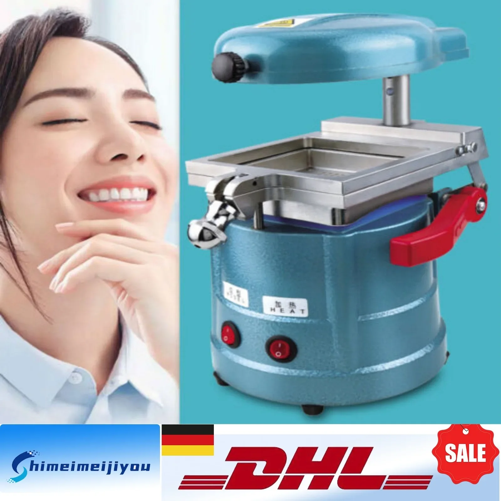 220 V JT-018 Dentallabor-Vakuum-Zahnform-Thermoform-Hine, robust, 800 Watt für klinische Anwendungen