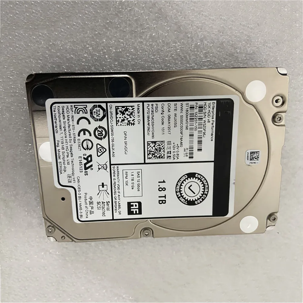 DELL  ϵ ũ 1.8T 10K 1.8 SAS 12G 0RVDCJ RVDCJ ST1800MM0198  2.5 TB