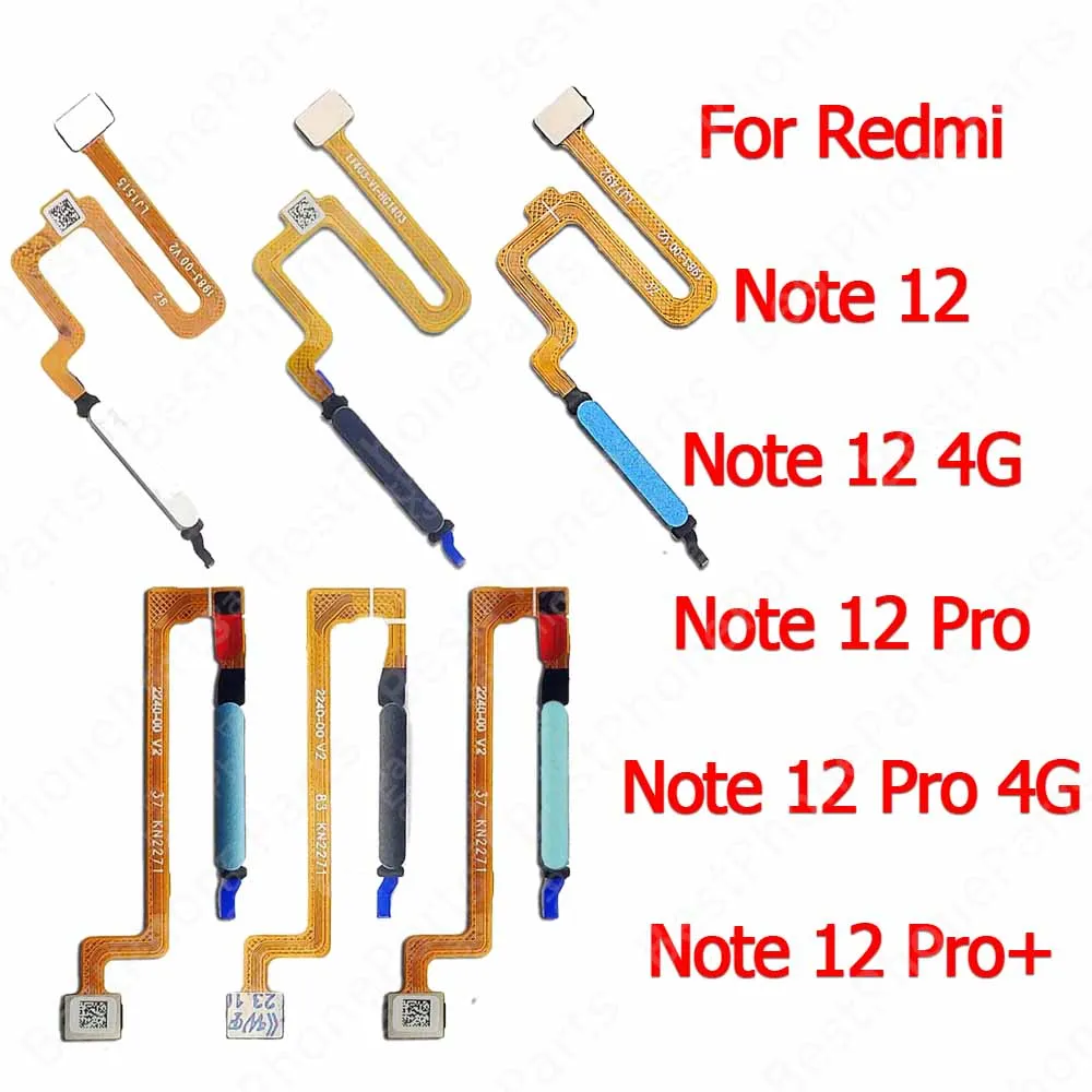 

Сканер отпечатков пальцев с гибким кабелем для Xiaomi Redmi Note 12 Pro Plus 4G