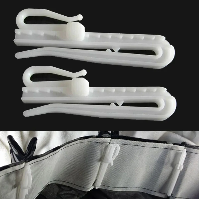 Curtain clips curtain accessories curtain hooks curtain rod hooks 10/20pcs 7cm 8.5cm curtain hanging hooks ring window white plastic curtain hook for home