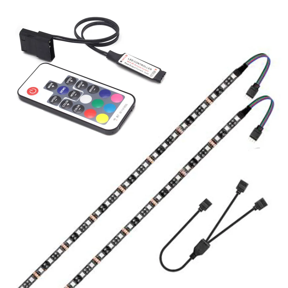 

RGB-Лента светодиодная игровая с пультом ДУ, 12 В