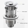 Stainless Steel Sewer Drain Pipe Universal Sink Plumbing Wash Basin Drainage Tube Kitchen Bathroom Downcomer Facility Hardware 5