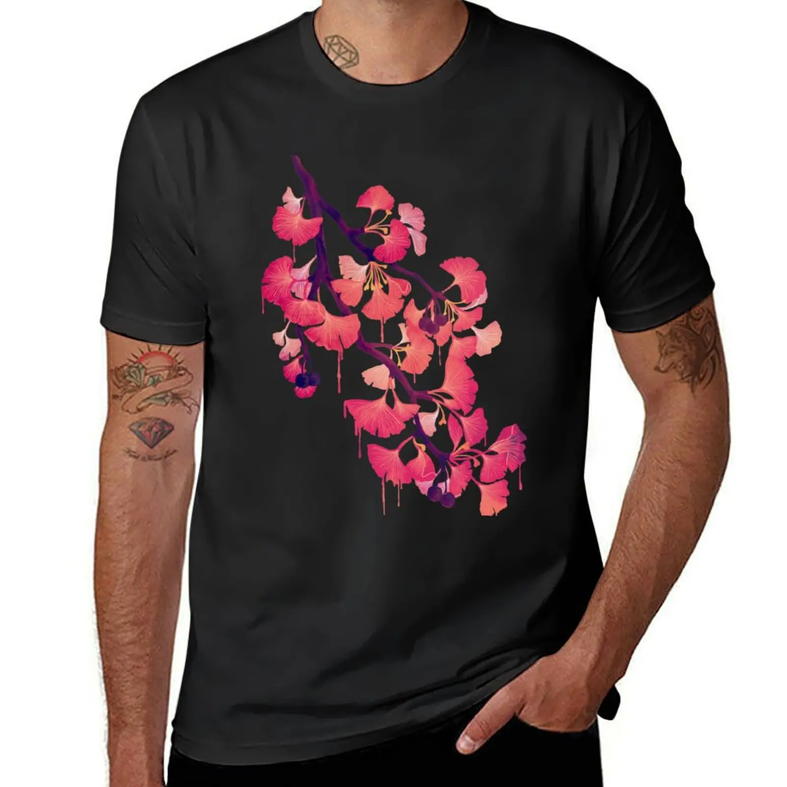

O Ginkgo T-Shirt Aesthetic clothing oversized cute clothes mens plain t shirts