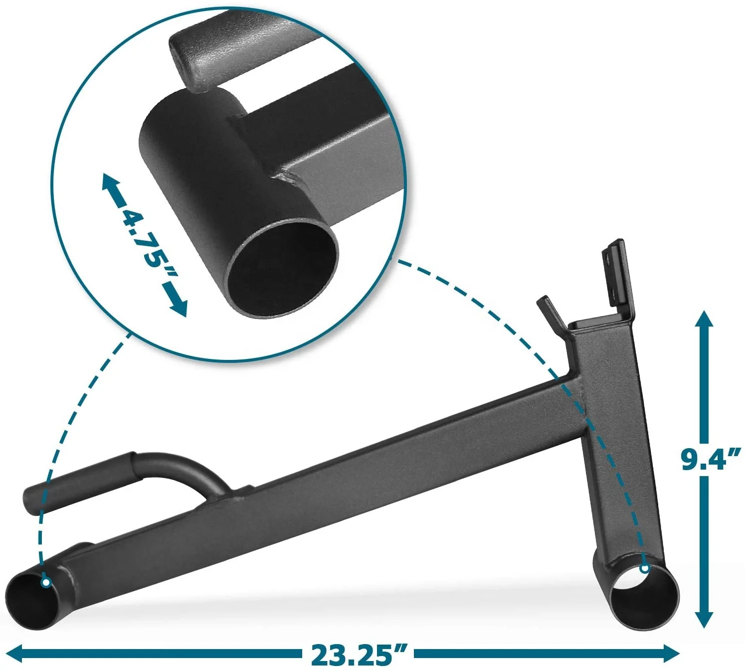 Mini Deadlift Barbell Jack Push-ups Stands Barbell Stand with Extra Handle