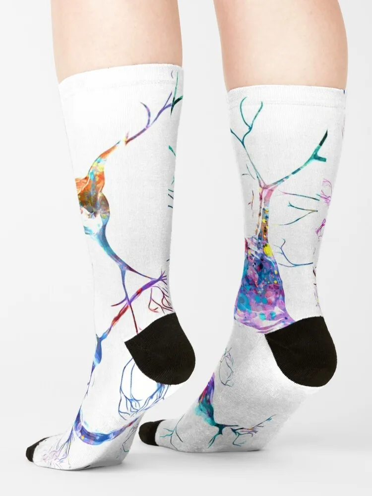 Neurotransmitters Neuron Synapse Socks non-slip soccer socks Rugby Women's warm socks socks for Women