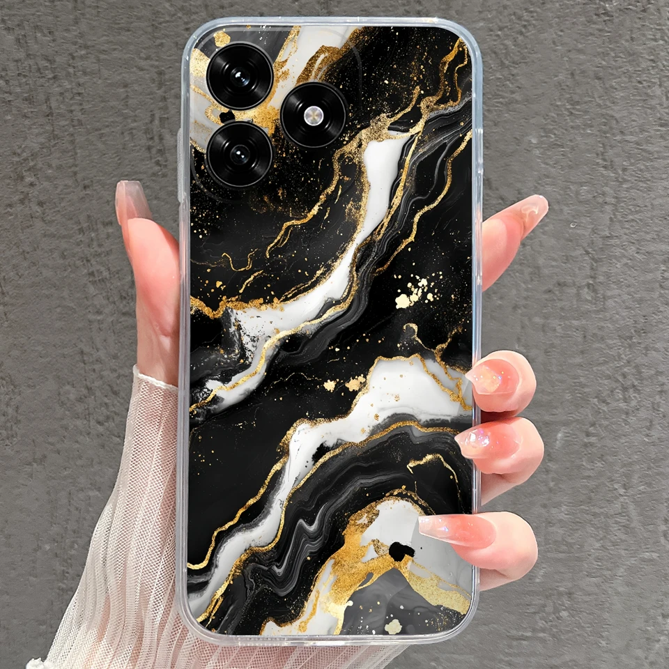 Cartoon Frog & Pig Transparent Protective Phone Case
