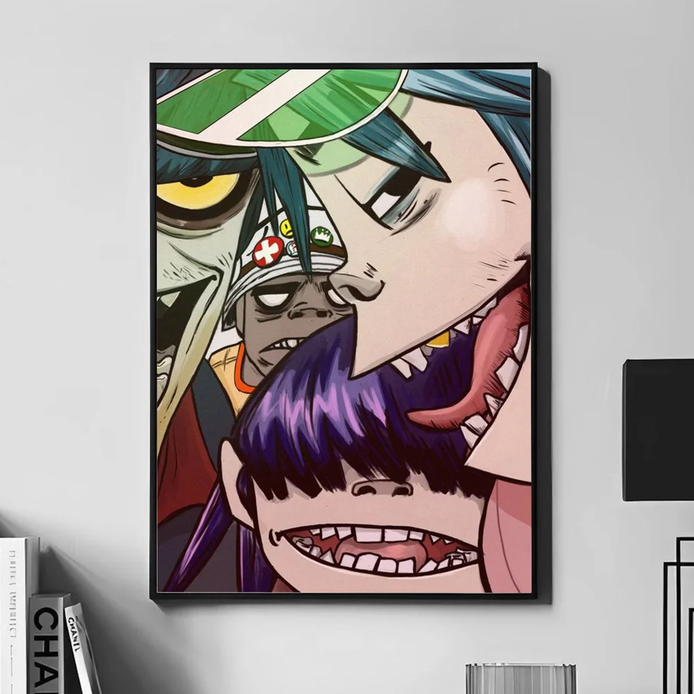 Diamond Painting Virtual rock band Gorillaz home decor, room decor