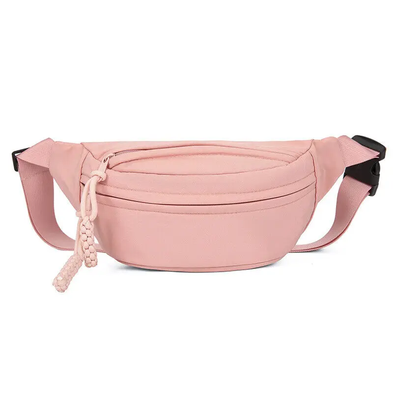 

Women Men Waist Bag Waterproof Fanny Pack Adjustable Strap Chest Messenger Bag Outdoor Sports Phone Headset Storage Organizer