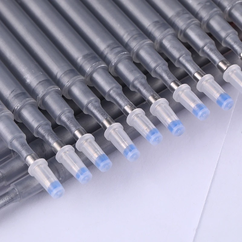 연필 패브릭 펜에 대 한 100 PCS 실버 리필 패브릭 마커 바느질 코 튼, 실크, 청바지, 가죽에 대 한 섬유 잉크 리필 바느질