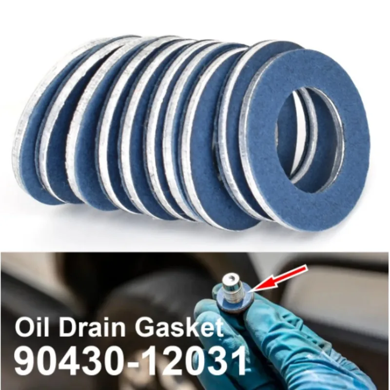 Oil Drain Plug Gasket 30/1Pcs For Toyota Engine Sump 12mm Hole Nut Washer